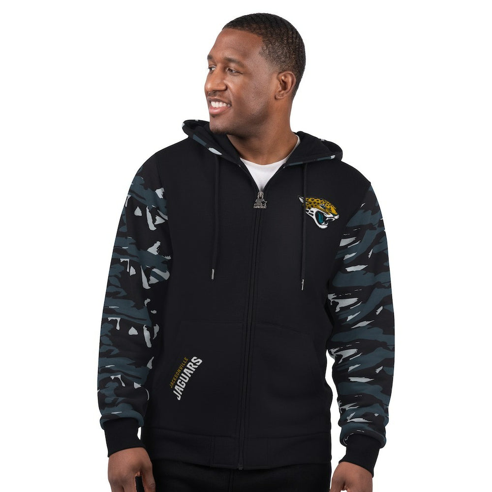 Jacksonville Jaguars Starter Thursday Night Gridiron Full-Zip Hoodie - Black cheap
