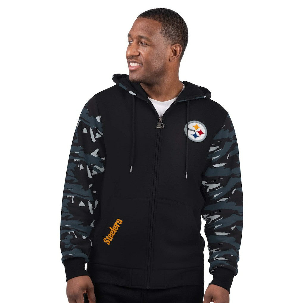 Pittsburgh Steelers Starter Thursday Night Gridiron Full-Zip Hoodie - Black cheap