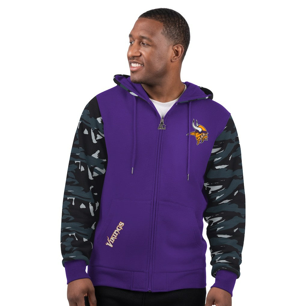 Minnesota Vikings Starter Thursday Night Gridiron Full-Zip Hoodie - Purple discount