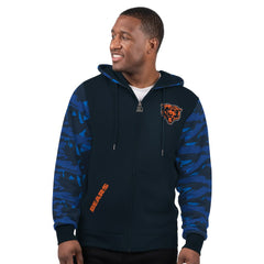 Chicago Bears Starter Thursday Night Gridiron Full-Zip Hoodie - Navy discount