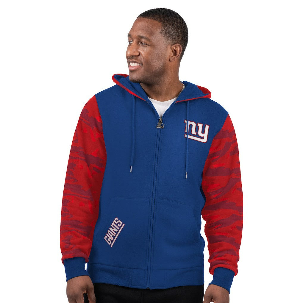 New York Giants Starter Thursday Night Gridiron Full-Zip Hoodie - Royal sale