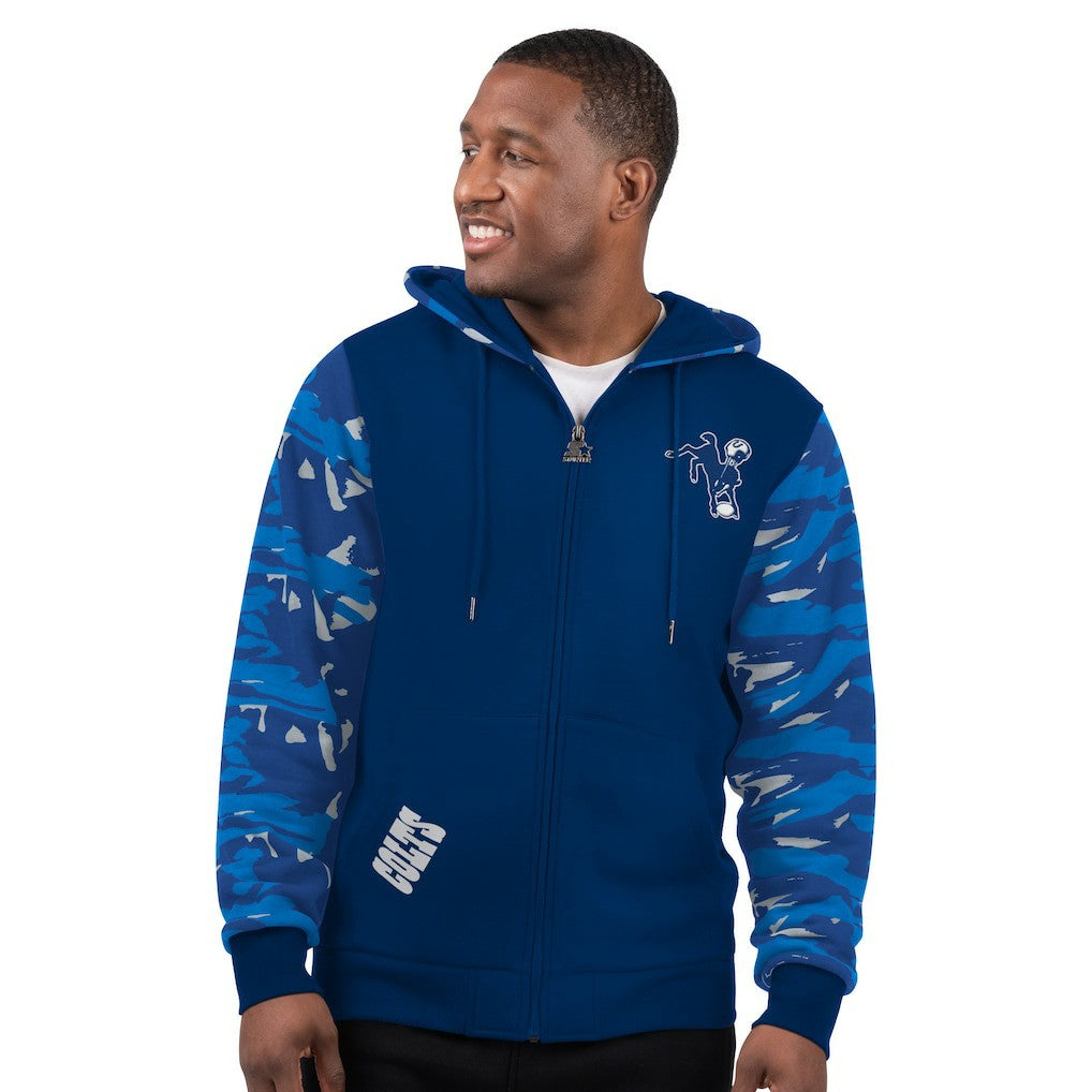Indianapolis Colts Starter Thursday Night Gridiron Vintage Logo Full-Zip Hoodie - Royal sale