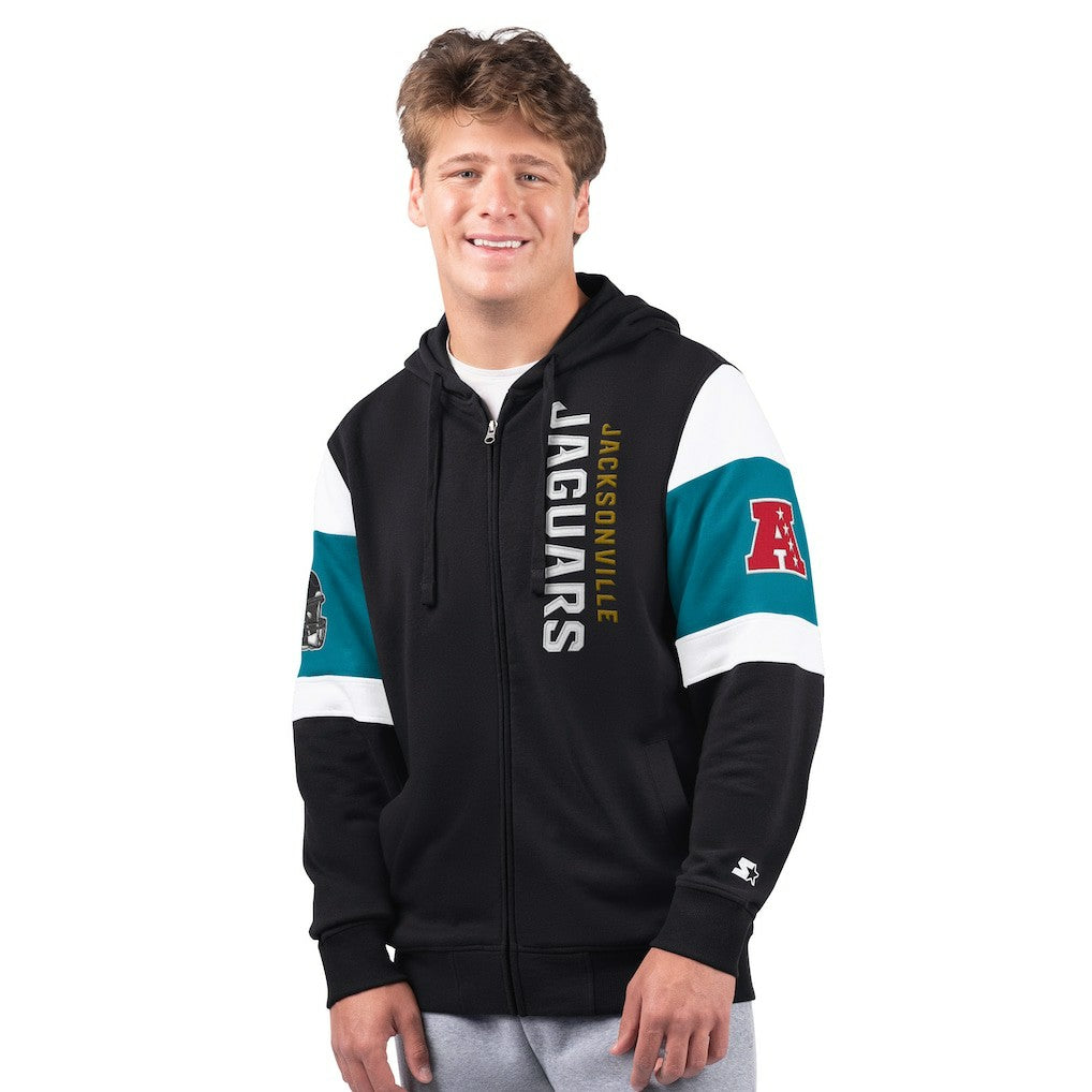 Jacksonville Jaguars Starter Extreme Full-Zip Hoodie - Black sale