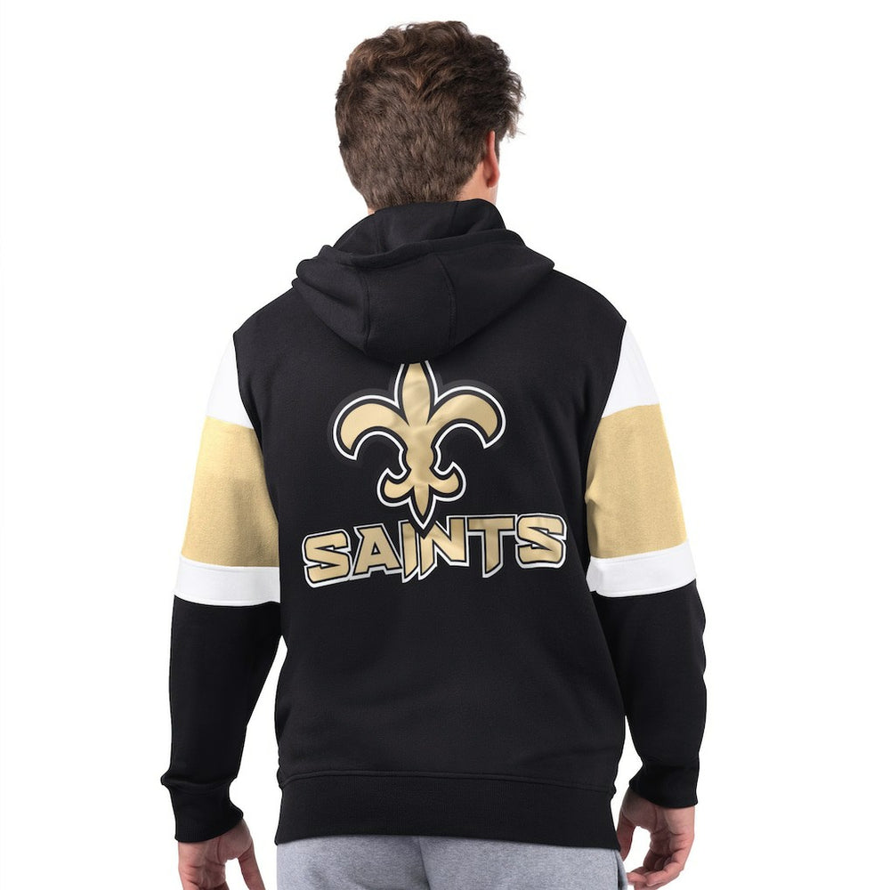 New Orleans Saints Starter Extreme Full-Zip Hoodie - Black online