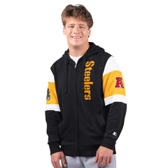 Pittsburgh Steelers Starter Extreme Full-Zip Hoodie - Black outlet