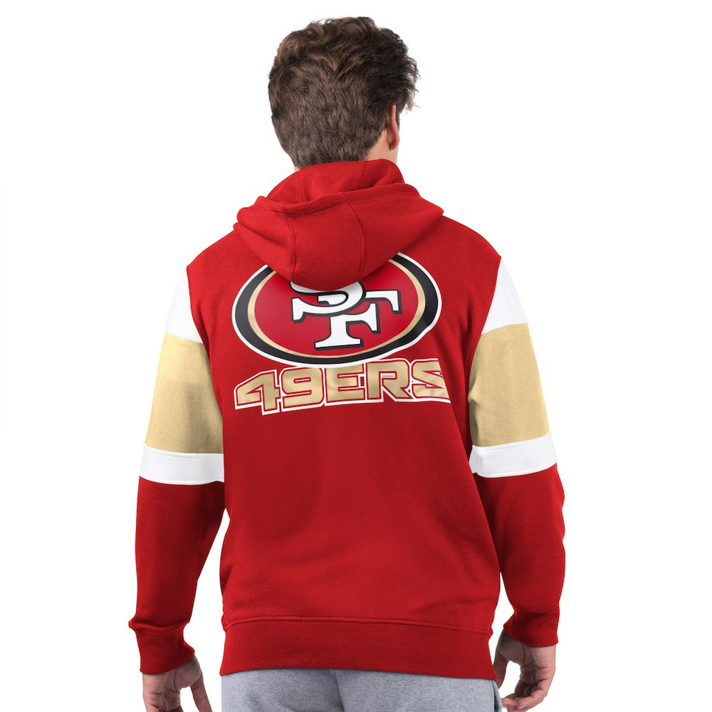 San Francisco 49ers Starter Extreme Full-Zip Hoodie - Scarlet sale