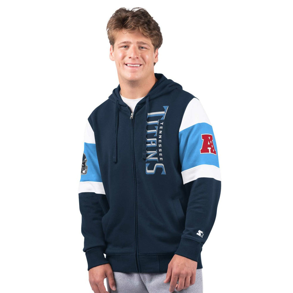 Tennessee Titans Starter Extreme Full-Zip Hoodie - Navy outlet