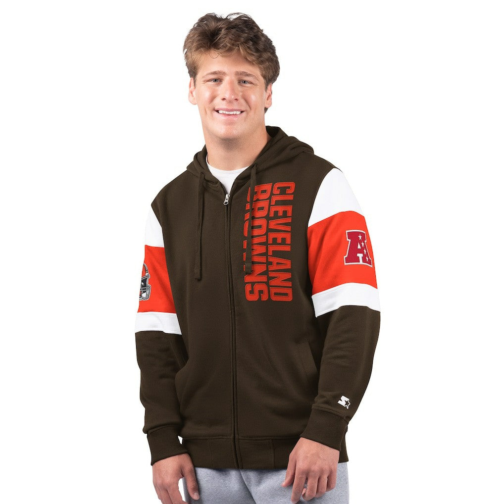Cleveland Browns Starter Extreme Full-Zip Hoodie - Brown outlet