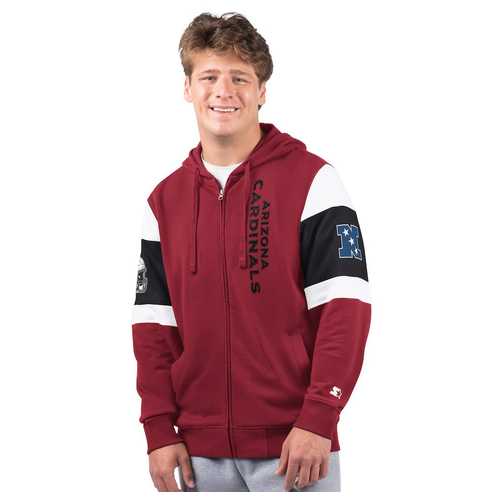 Arizona Cardinals Starter Extreme Full-Zip Hoodie - Cardinal cheap