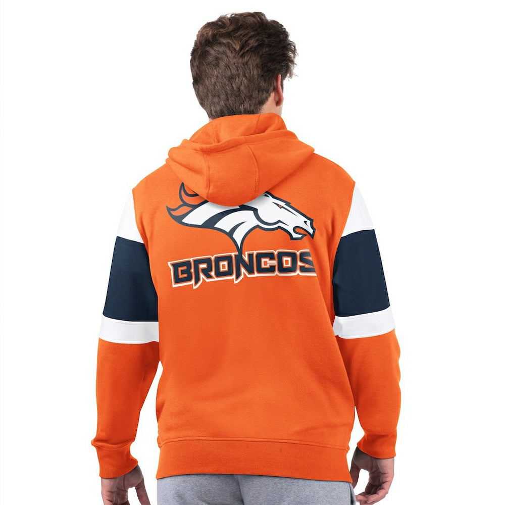 Denver Broncos Starter Extreme Full-Zip Hoodie - Orange outlet