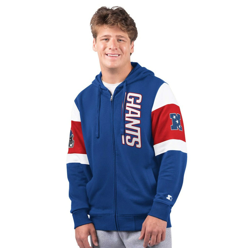 New York Giants Starter Extreme Full-Zip Hoodie - Royal sale