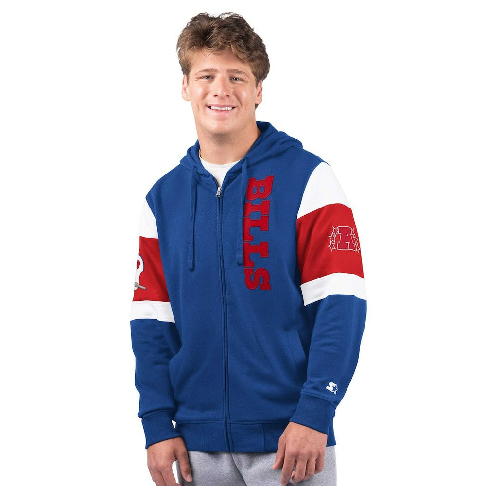 Buffalo Bills Starter Extreme Vintage Logo Full-Zip Hoodie - Royal outlet