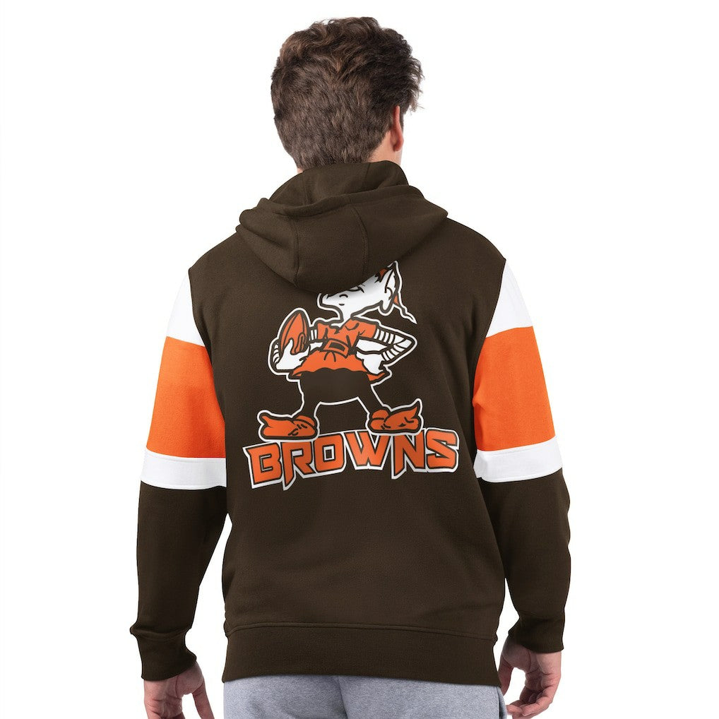 Cleveland Browns Starter Extreme Vintage Logo Full-Zip Hoodie - Brown sale