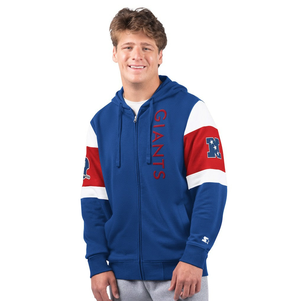 New York Giants Starter Extreme Vintage Logo Full-Zip Hoodie - Royal outlet
