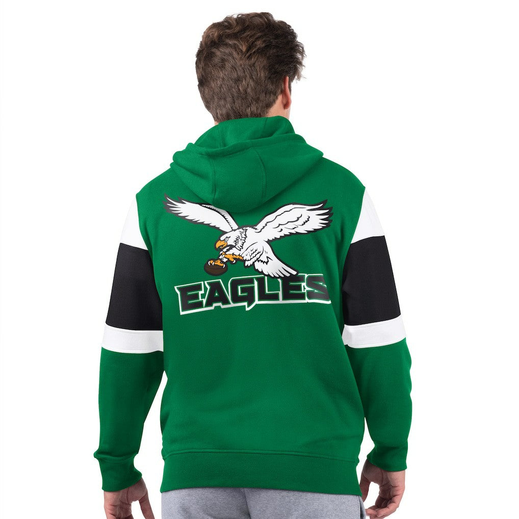 Philadelphia Eagles Starter Extreme Vintage Logo Full-Zip Hoodie - Kelly Green discount