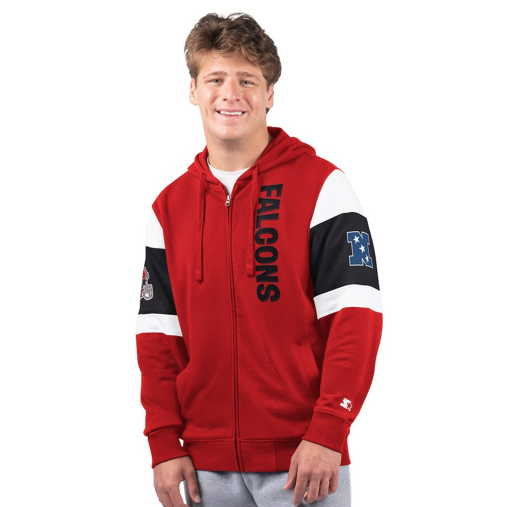 Atlanta Falcons Starter Extreme Vintage Logo Full-Zip Hoodie - Red discount