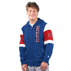 New England Patriots Starter Extreme Vintage Logo Full-Zip Hoodie - Navy online