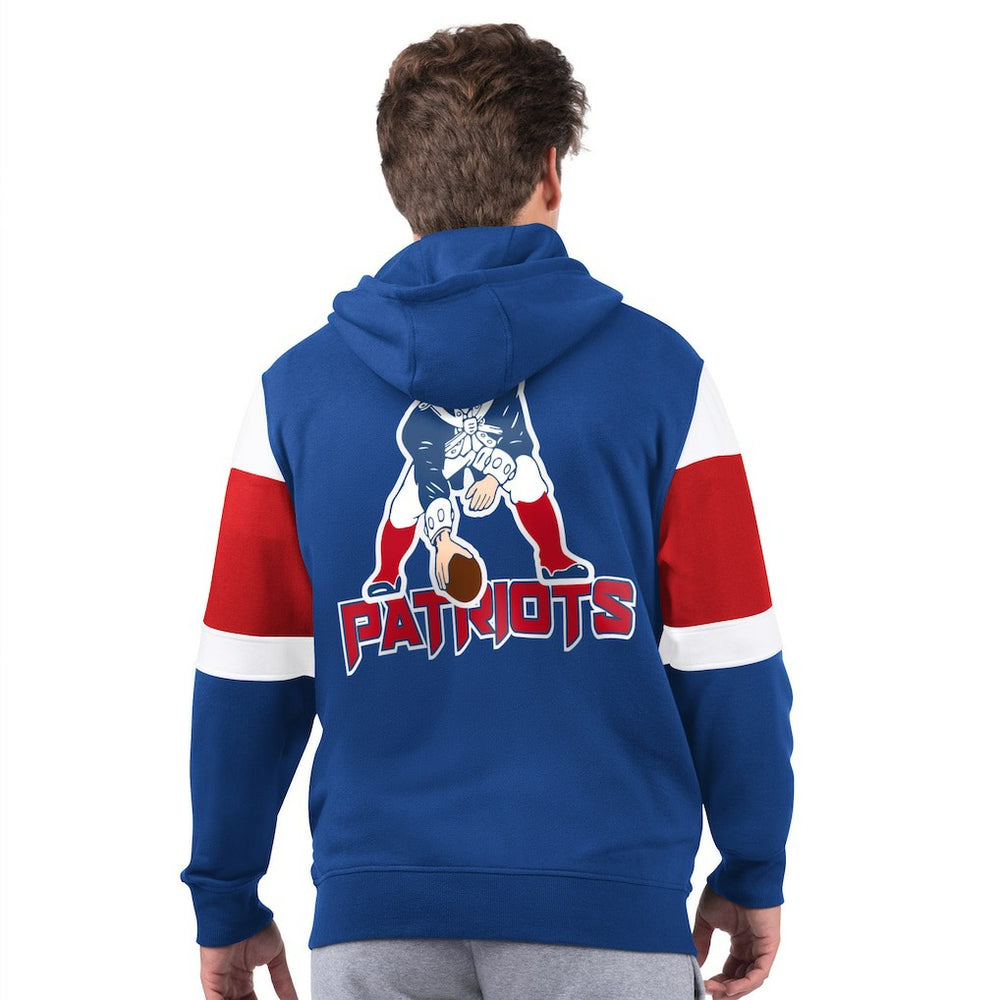 New England Patriots Starter Extreme Vintage Logo Full-Zip Hoodie - Navy online