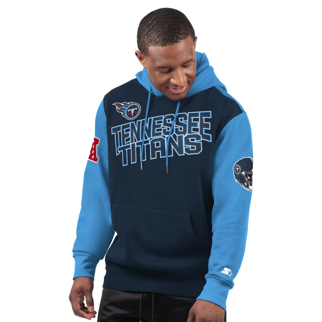 Tennessee Titans Starter Extreme Pullover Hoodie - Navy sale