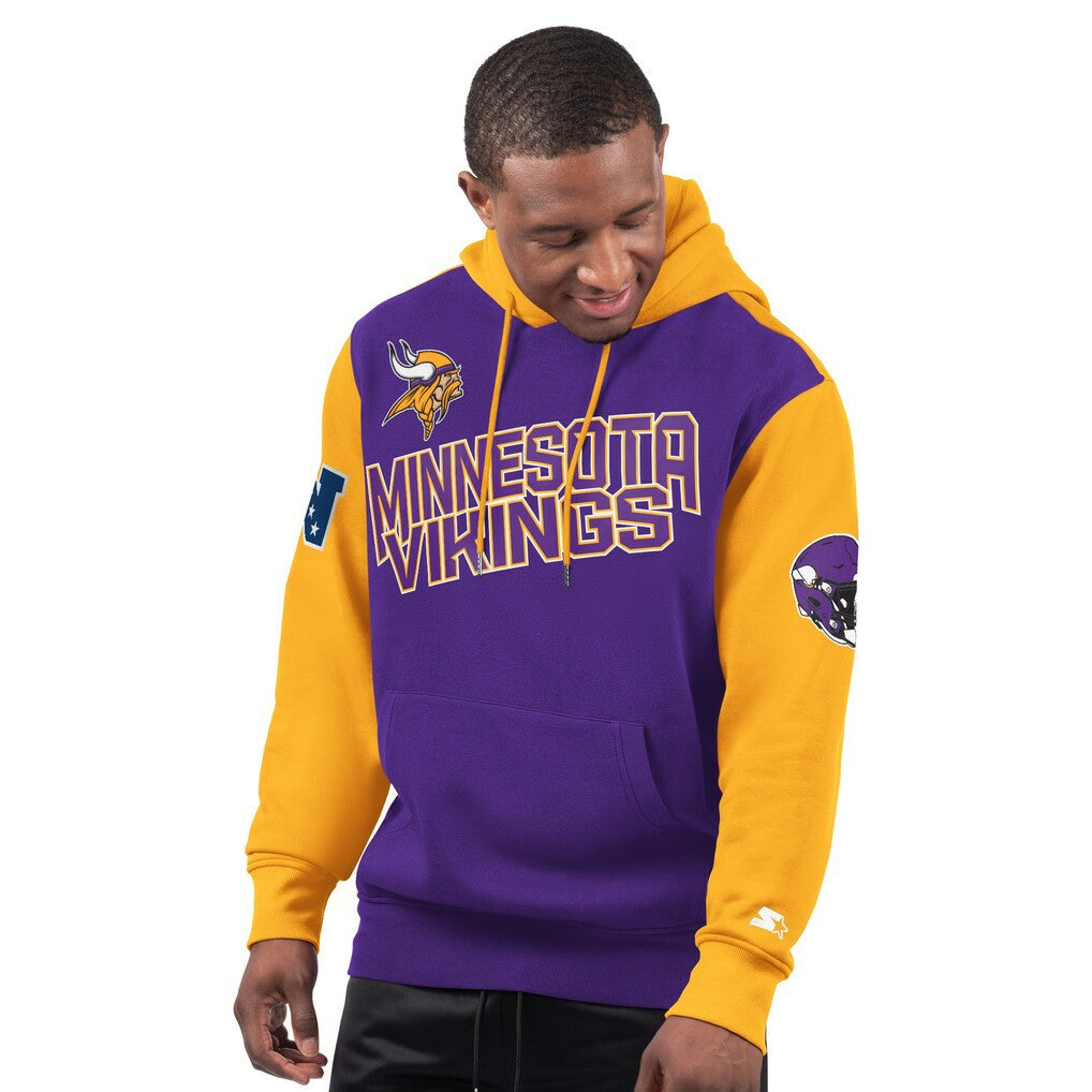 Minnesota Vikings Starter Extreme Pullover Hoodie - Purple for sale