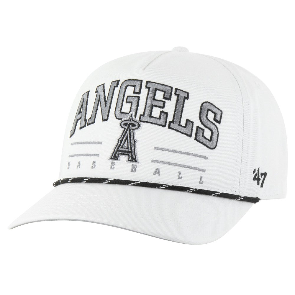Los Angeles Angels Roscoe Speckle Hitch Adjustable Hat - White | 47 brand