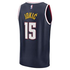 Nikola Jokic Denver Nuggets Fast Break Replica Player Jersey - Icon Edition - Navy | Fanatics discount