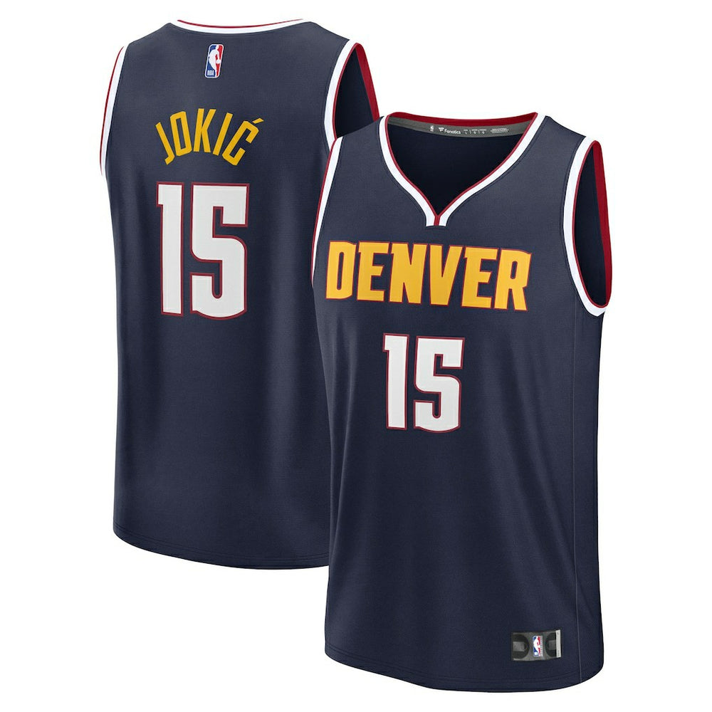 Nikola Jokic Denver Nuggets Youth Fast Break Replica Player Jersey sale - Icon Editi- Navy | Fanatics sale