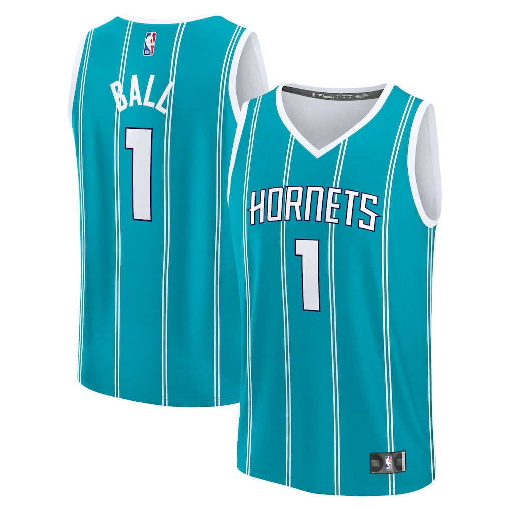 LaMelo Ball Charlotte Hornets Fast Break Replica Player Jersey - Icon Edition - Teal | Fanatics for sale