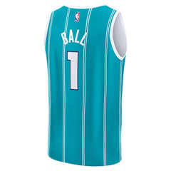 LaMelo Ball Charlotte Hornets Fast Break Replica Player Jersey - Icon Edition - Teal | Fanatics for sale