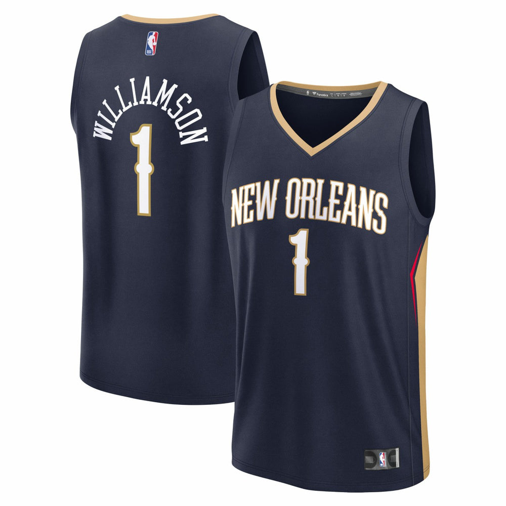 Zion Williamson New Orleans Pelicans Fast Break Replica Player Jersey - Icon Edition - Navy | Fanatics shop