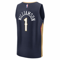 Zion Williamson New Orleans Pelicans Fast Break Replica Player Jersey - Icon Edition - Navy | Fanatics shop