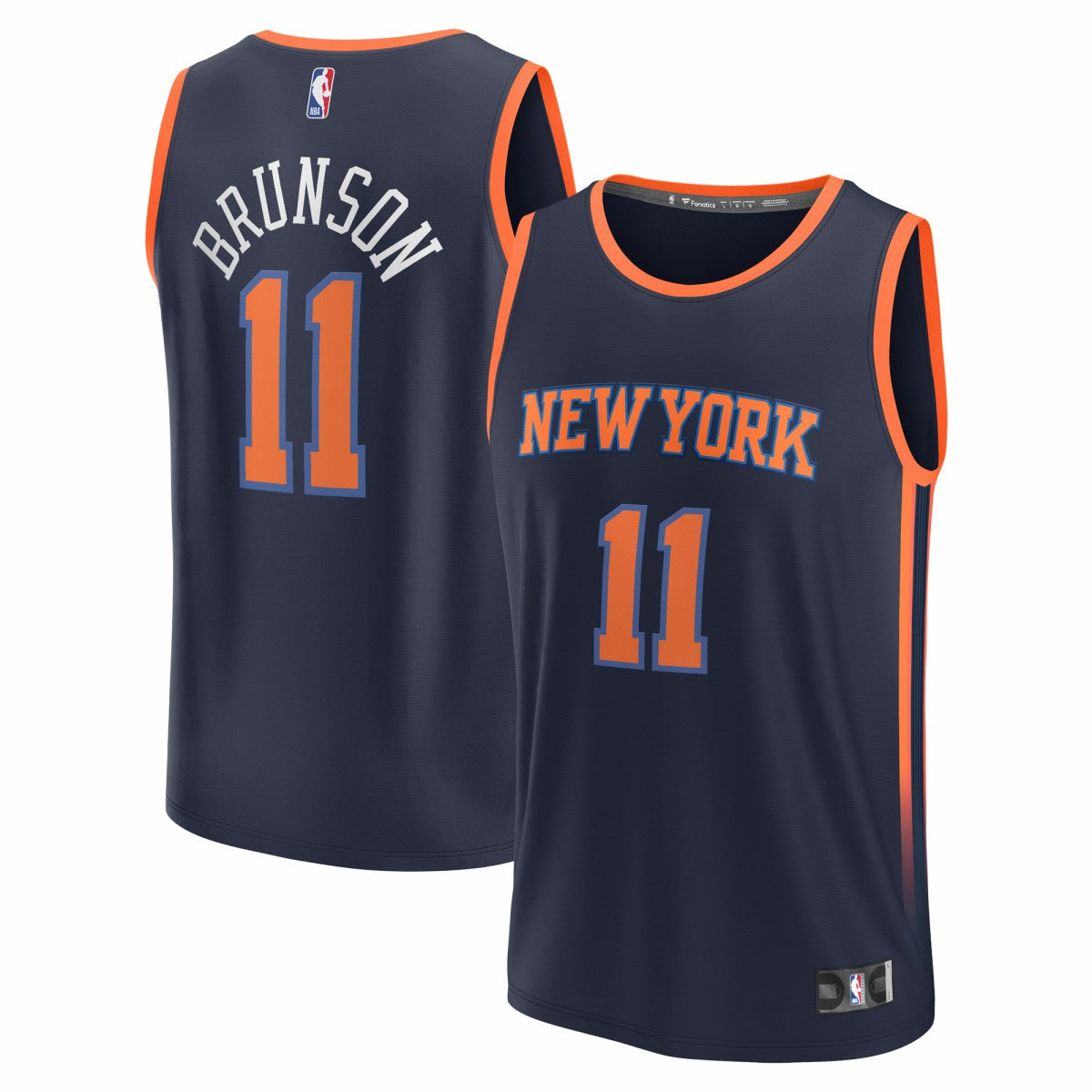 Jalen Brunson New York Knicks Fast Break Replica Player Jersey - Statement Edition - Navy | Fanatics on sale