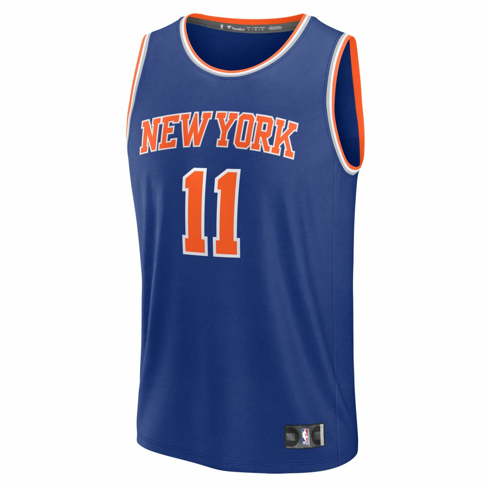 Jalen Brunson New York Knicks Youth Fast Break Replica Player Jersey - Icon Edition - Blue | Fanatics shop