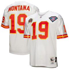 Joe Montana Kansas City Chiefs 1994 Authentic Throwback Retired Player Jersey - White discount