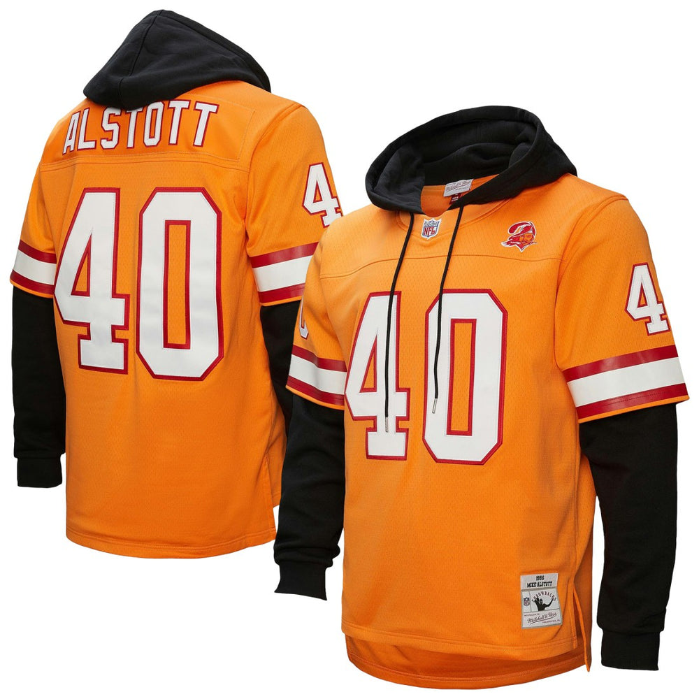 Mike Alstott Tampa Bay Buccaneers Player Name & Number Hoodie Legacy Jersey - Orange online