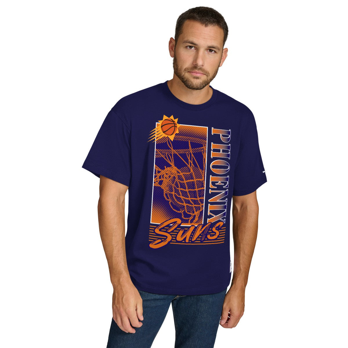 Phoenix Suns Tommy Jeans Noah Swish T-Shirt - Purple discount