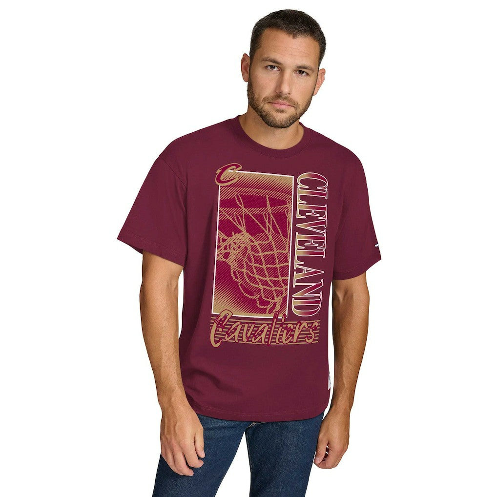 Cleveland Cavaliers Tommy Jeans Noah Swish T-Shirt sale - Wine for sale