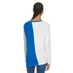 Dallas Mavericks Tommy Jeans Women's Amelia Color Blocked Long Sleeve T-Shirt sale - White/Blue outlet