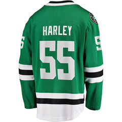 Thomas Harley Dallas Stars Fanatics Home Premier Breakaway Player Jersey Kelly Green