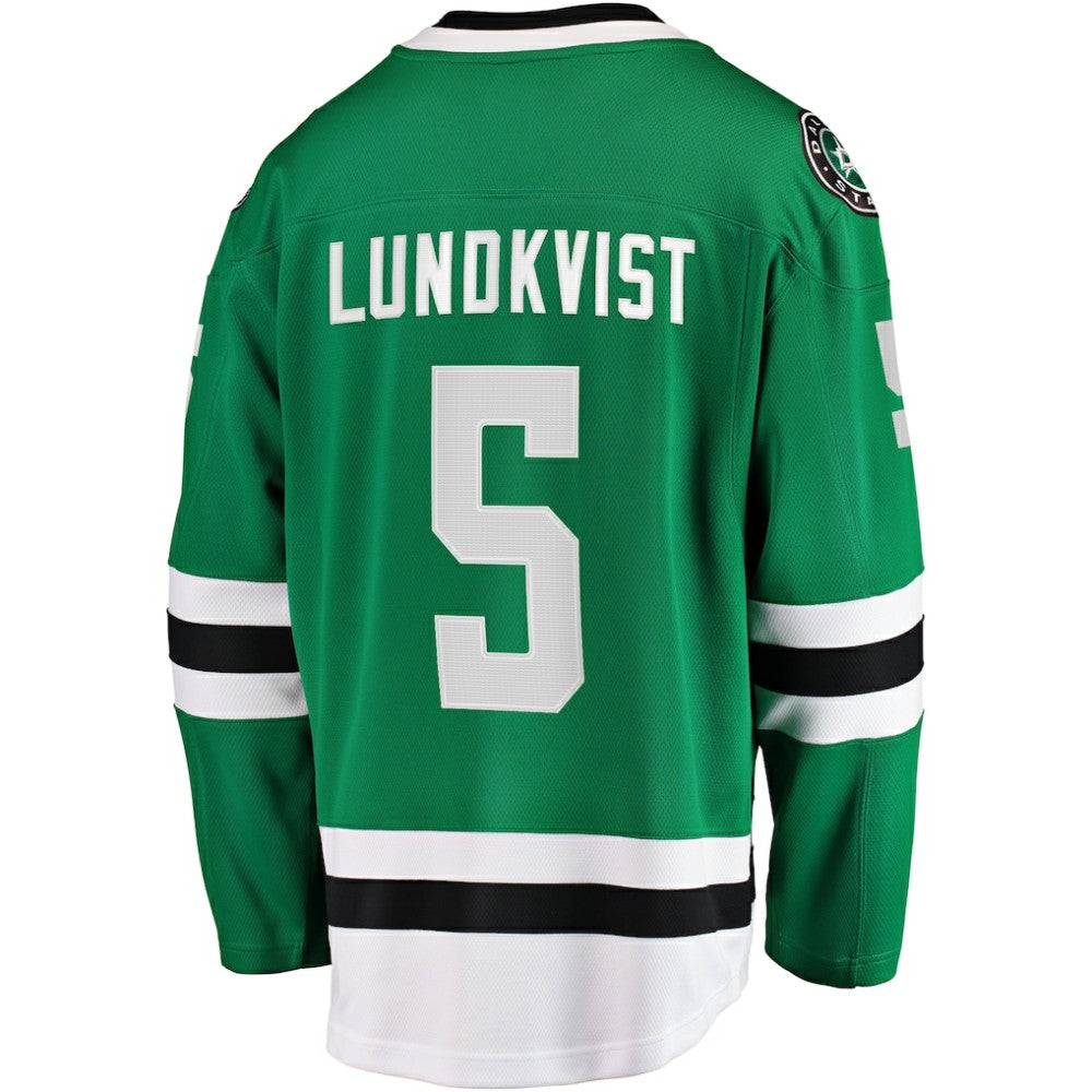Nils Lundkvist Dallas Stars Fanatics Home Premier Breakaway Player Jersey Kelly Green