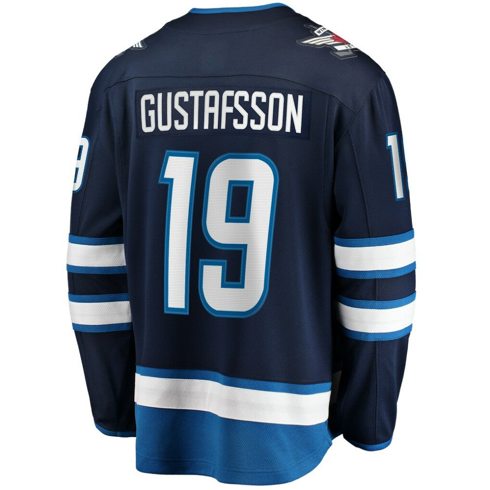 David Gustafsson Winnipeg Jets Fanatics Home Premier Breakaway Player Jersey Navy