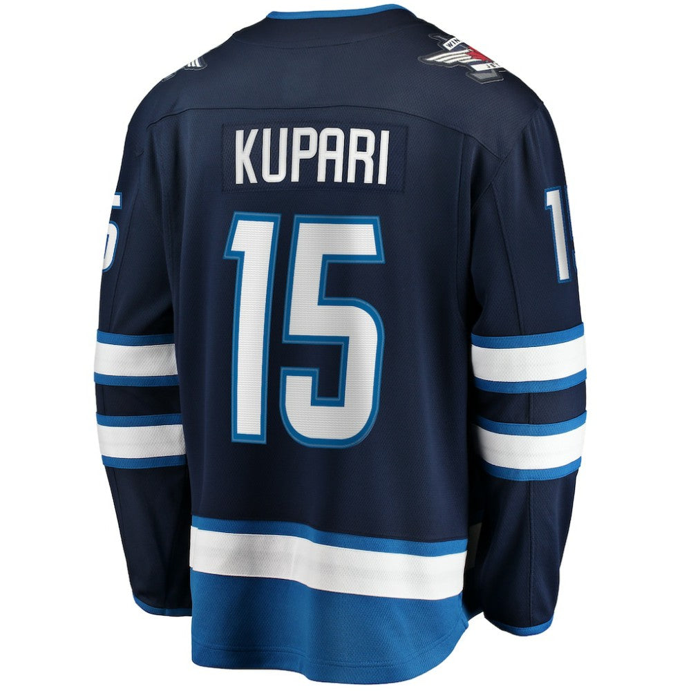Rasmus Kupari Winnipeg Jets Fanatics Home Premier Breakaway Player Jersey Navy
