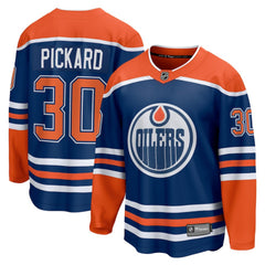 Calvin Pickard Edmonton Oilers Fanatics Home Premier Breakaway Player Jersey Royal