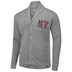 New York Knicks Sportiqe Unisex Henshaw Full-Button Cardigan Sweater - Heather Gray shop