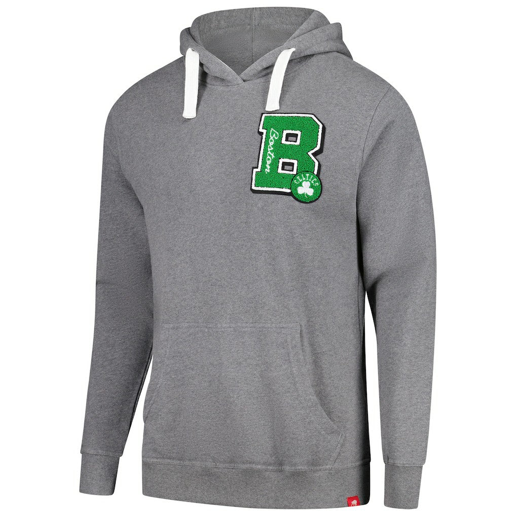 Boston Celtics Sportiqe Unisex Varsity Collection Blake Pullover Hoodie - Heather Gray sale
