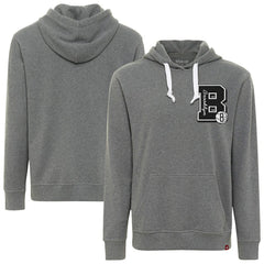 Brooklyn Nets Sportiqe Unisex Varsity Collection Blake Pullover Hoodie - Heather Gray discount