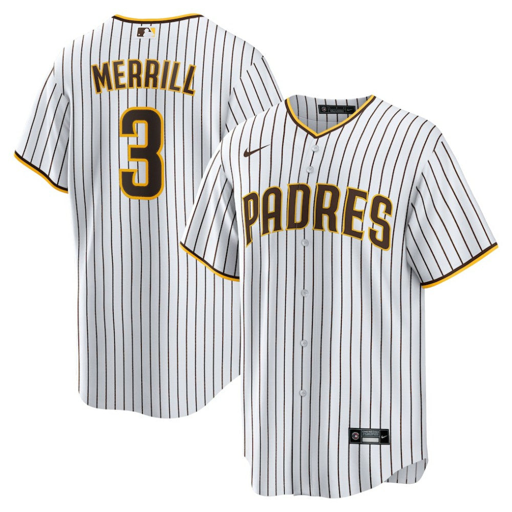 Jackson Merrill San Diego Padres Home Replica Jersey - White | Nike