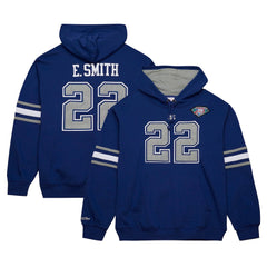 Emmitt Smith Dallas Cowboys Retired Player Name & Number Pullover Hoodie - Navy cheap