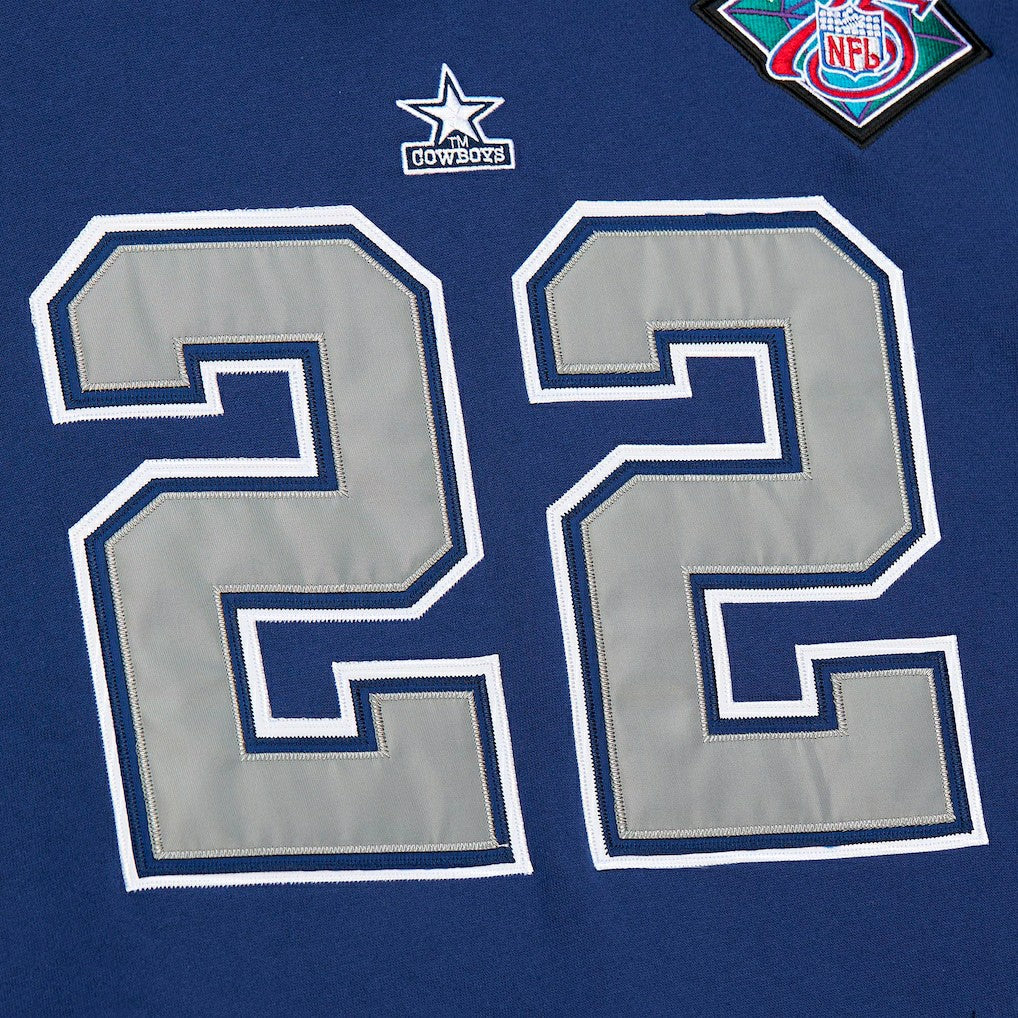 Emmitt Smith Dallas Cowboys Retired Player Name & Number Pullover Hoodie - Navy cheap
