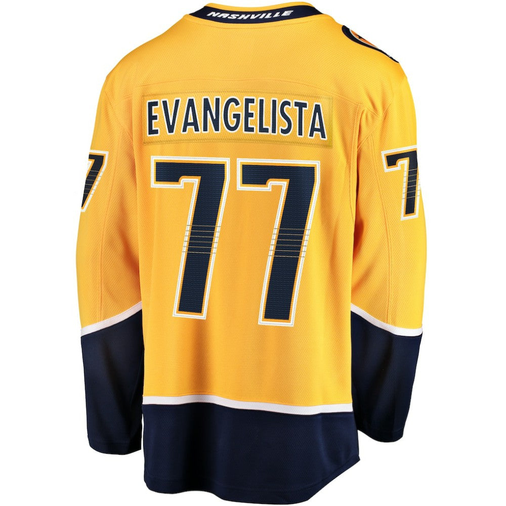 Luke Evangelista Nashville Predators Fanatics Premier Breakaway Player Jersey Gold